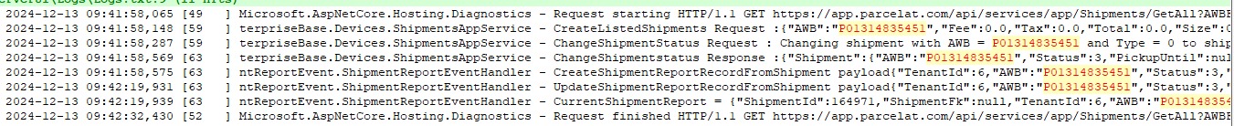 Logs for eventhandler blocking the request.jpeg